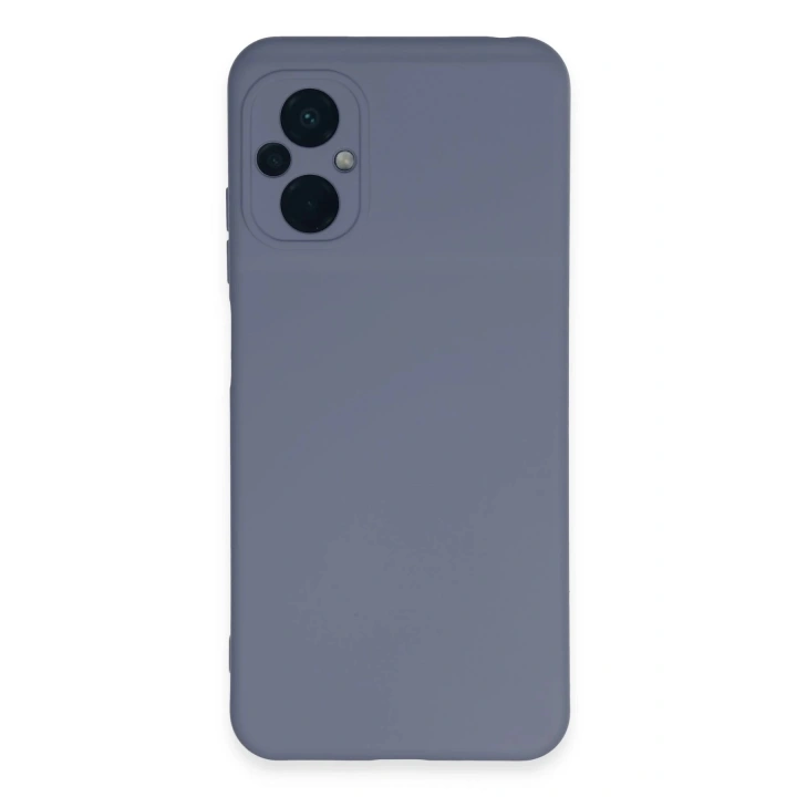 BFS Xiaomi Poco M5 Kılıf Nano içi Kadife Silikon - Gri