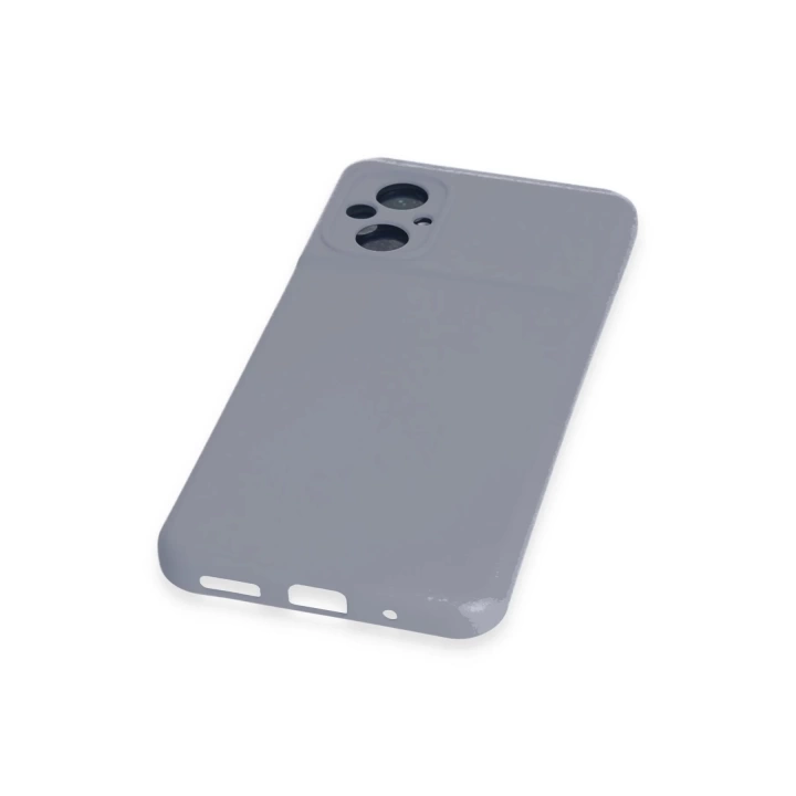 BFS  Xiaomi Poco M5 Kılıf Nano içi Kadife Silikon - Gri