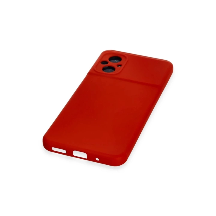BFS Xiaomi Poco M5 Kılıf Nano içi Kadife Silikon - Kırmızı