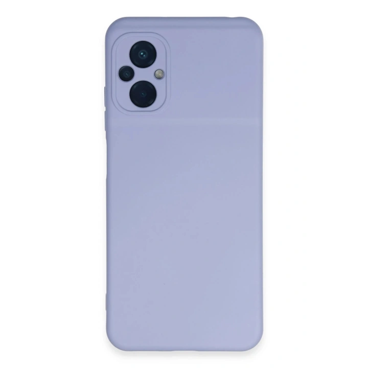 BFS Xiaomi Poco M5 Kılıf Nano içi Kadife Silikon - Lila