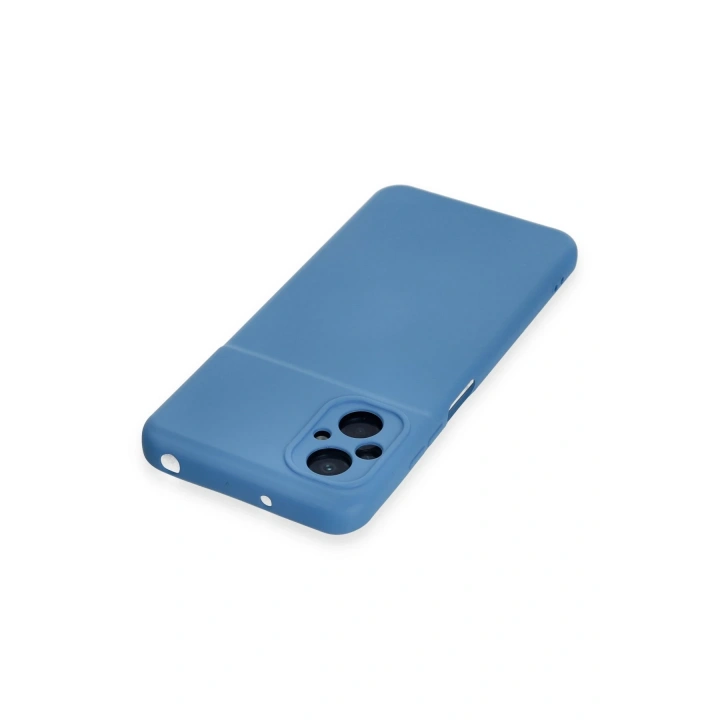 BFS  Xiaomi Poco M5 Kılıf Nano içi Kadife Silikon - Mavi