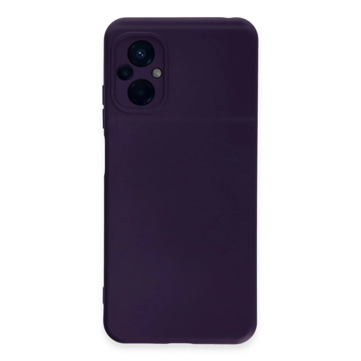 BFS Xiaomi Poco M5 Kılıf Nano içi Kadife Silikon - Mor
