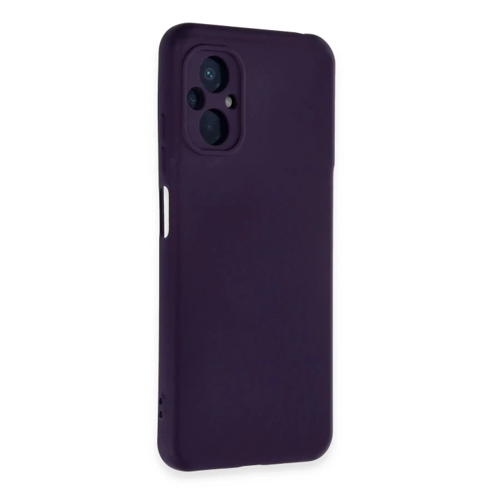 BFS Xiaomi Poco M5 Kılıf Nano içi Kadife Silikon - Mor