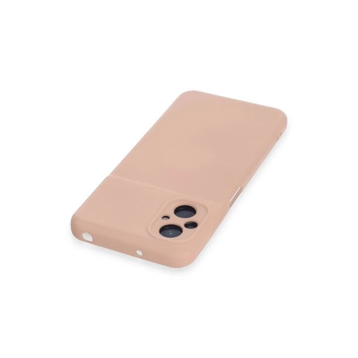 BFS  Xiaomi Poco M5 Kılıf Nano içi Kadife Silikon - Pudra