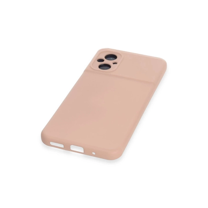 BFS  Xiaomi Poco M5 Kılıf Nano içi Kadife Silikon - Pudra