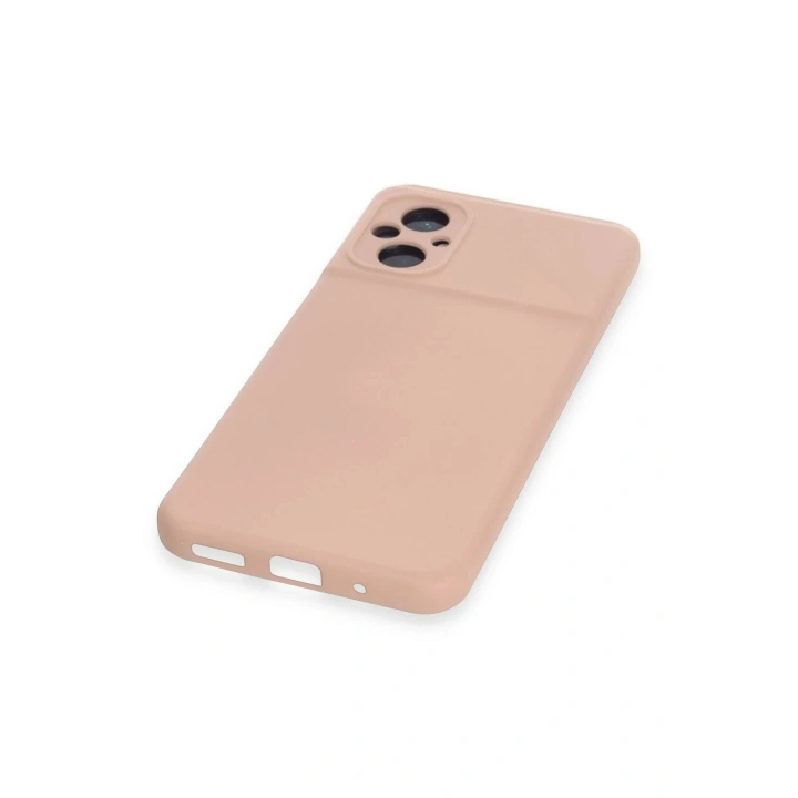 BFS Xiaomi Poco M5 Kılıf Nano içi Kadife Silikon - Pudra