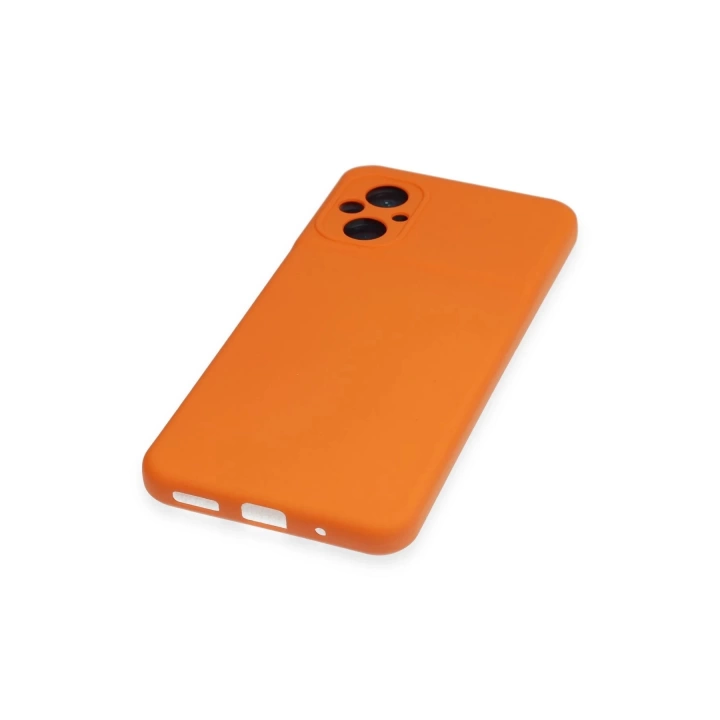 BFS Xiaomi Poco M5 Kılıf Nano içi Kadife Silikon - Turuncu