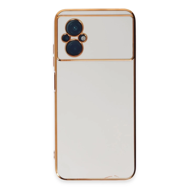 BFS  Xiaomi Poco M5 Kılıf Volet Silikon - Beyaz