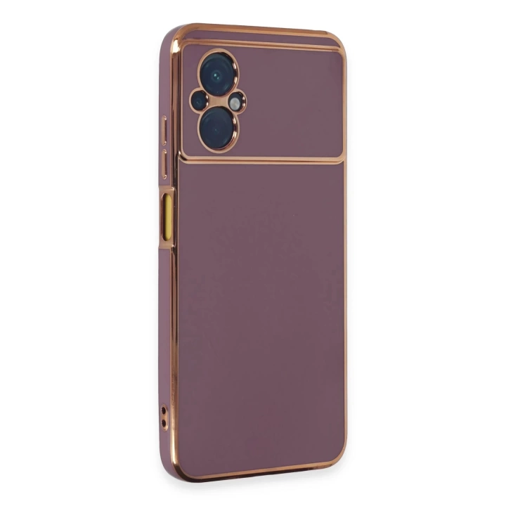 BFS  Xiaomi Poco M5 Kılıf Volet Silikon - Mor