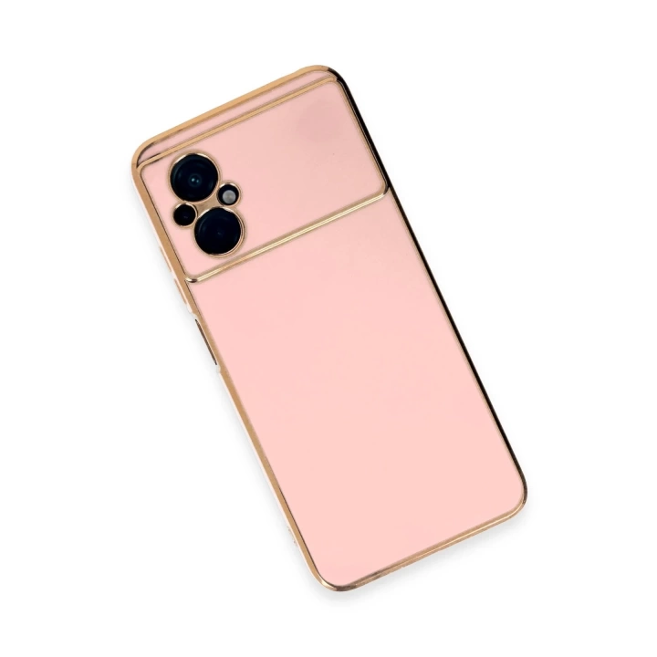 BFS  Xiaomi Poco M5 Kılıf Volet Silikon - Pembe