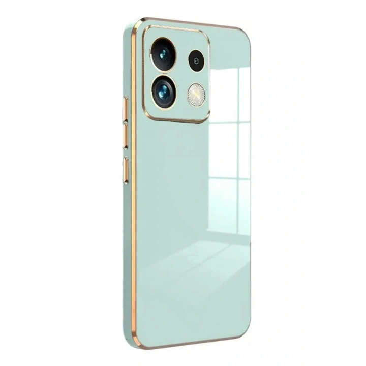 BFS  Xiaomi Poco M6 Pro 4G Kılıf Volet Silikon - Açık Yeşil