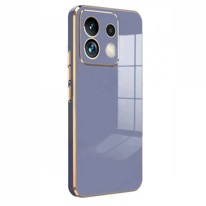 BFS  Xiaomi Poco M6 Pro 4G Kılıf Volet Silikon - Mavi