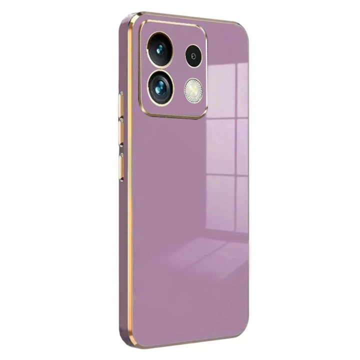 BFS  Xiaomi Poco M6 Pro 4G Kılıf Volet Silikon - Mor