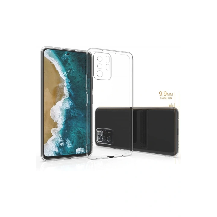 BFS Xiaomi Poco X3 GT Kılıf Lüx Şeffaf Silikon