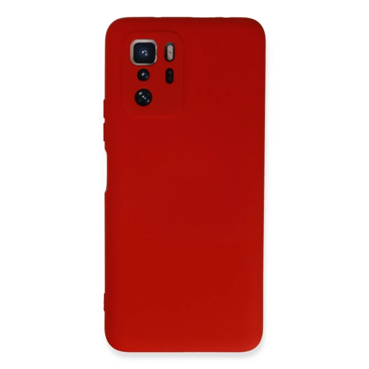 BFS  Xiaomi Poco X3 GT Kılıf Nano içi Kadife Silikon - Kırmızı
