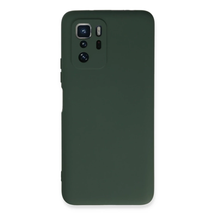BFS  Xiaomi Poco X3 GT Kılıf Nano içi Kadife Silikon - Koyu Yeşil