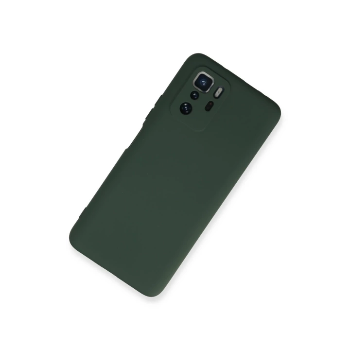 BFS  Xiaomi Poco X3 GT Kılıf Nano içi Kadife Silikon - Koyu Yeşil