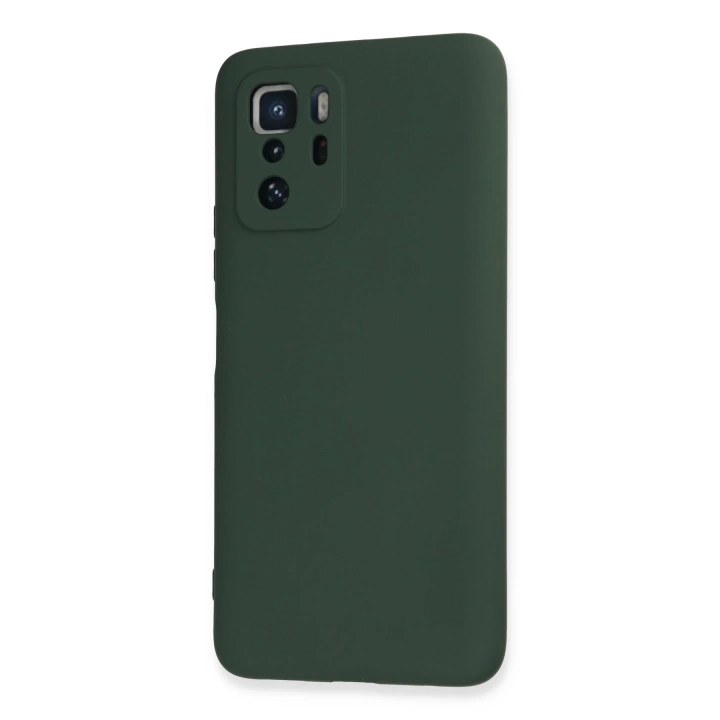 BFS  Xiaomi Poco X3 GT Kılıf Nano içi Kadife Silikon - Koyu Yeşil