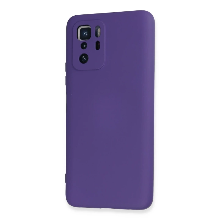 BFS  Xiaomi Poco X3 GT Kılıf Nano içi Kadife Silikon - Mor