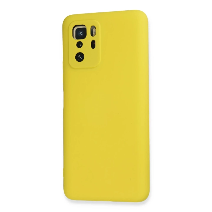 BFS  Xiaomi Poco X3 GT Kılıf Nano içi Kadife Silikon - Sarı