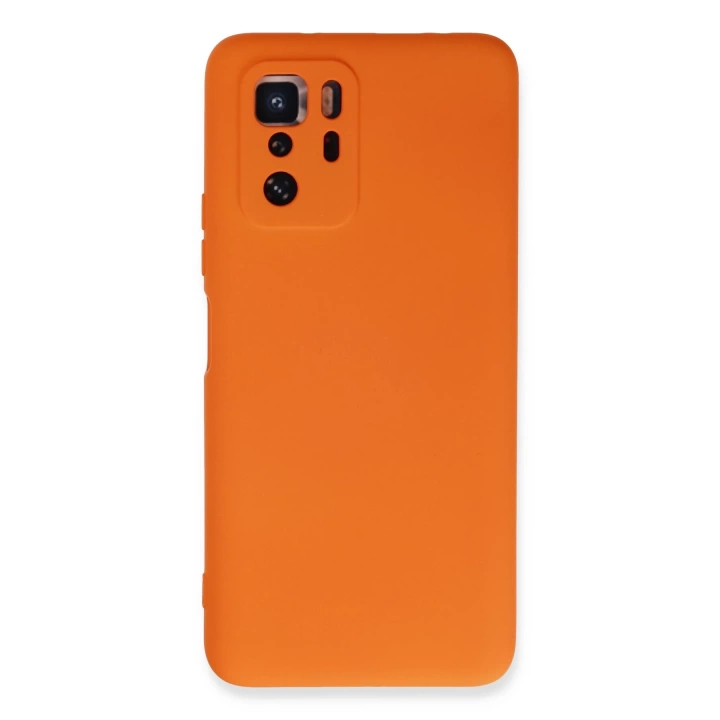BFS  Xiaomi Poco X3 GT Kılıf Nano içi Kadife Silikon - Turuncu