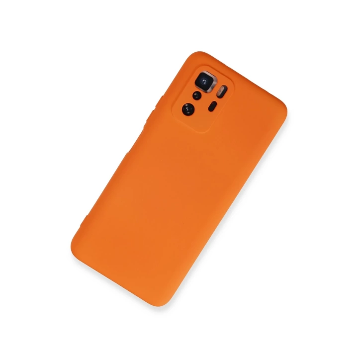 BFS  Xiaomi Poco X3 GT Kılıf Nano içi Kadife Silikon - Turuncu