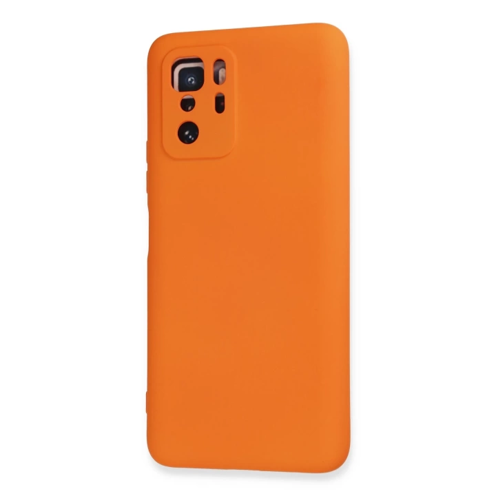 BFS  Xiaomi Poco X3 GT Kılıf Nano içi Kadife Silikon - Turuncu