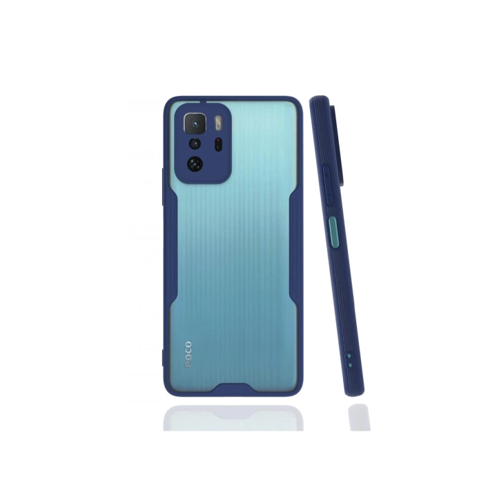 BFS  Xiaomi Poco X3 GT Kılıf Platin Silikon - Lacivert