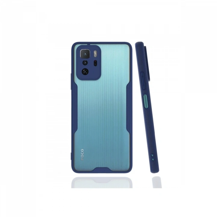 BFS  Xiaomi Poco X3 GT Kılıf Platin Silikon - Lacivert