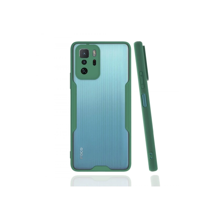 BFS  Xiaomi Poco X3 GT Kılıf Platin Silikon - Yeşil