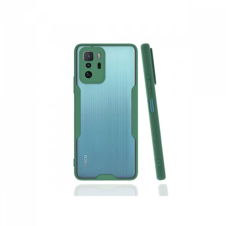 BFS  Xiaomi Poco X3 GT Kılıf Platin Silikon - Yeşil