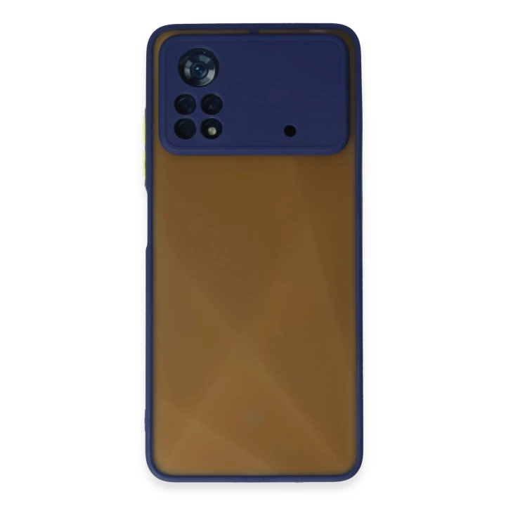 BFS  Xiaomi Poco X4 Pro 5G Kılıf Montreal Silikon Kapak - Lacivert