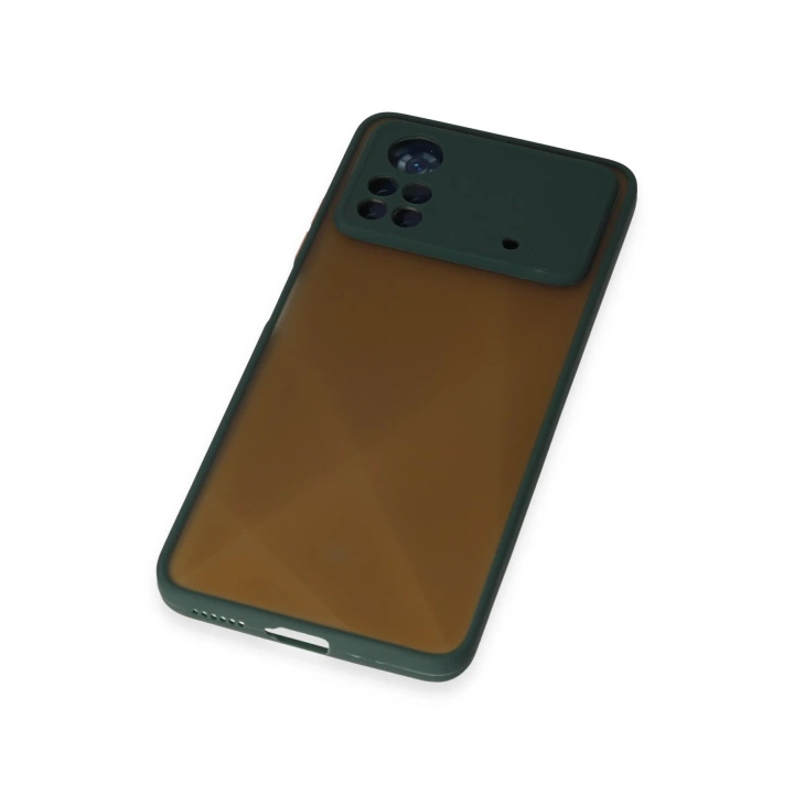 BFS  Xiaomi Poco X4 Pro 5G Kılıf Montreal Silikon Kapak - Yeşil