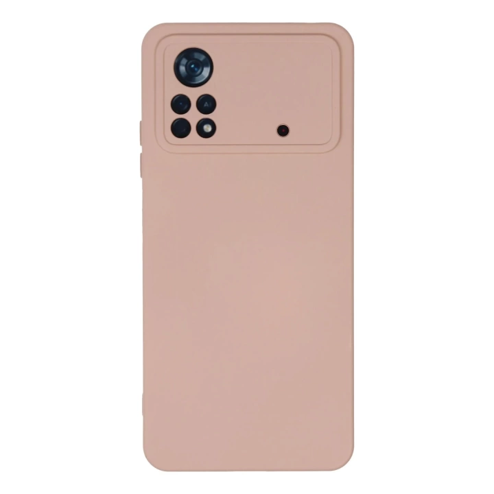 BFS  Xiaomi Poco X4 Pro 5G Kılıf Nano içi Kadife Silikon - Pudra