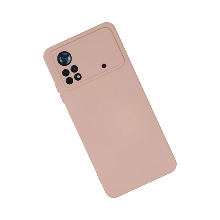 BFS  Xiaomi Poco X4 Pro 5G Kılıf Nano içi Kadife Silikon - Pudra