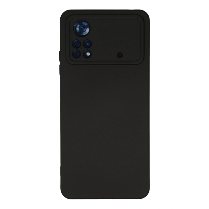 BFS  Xiaomi Poco X4 Pro 5G Kılıf Nano içi Kadife Silikon - Siyah