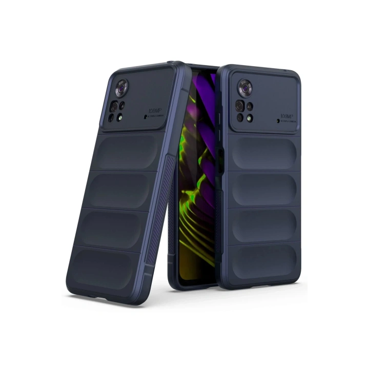 BFS Xiaomi Poco X4 Pro 5G Kılıf Optimum Silikon - Lacivert