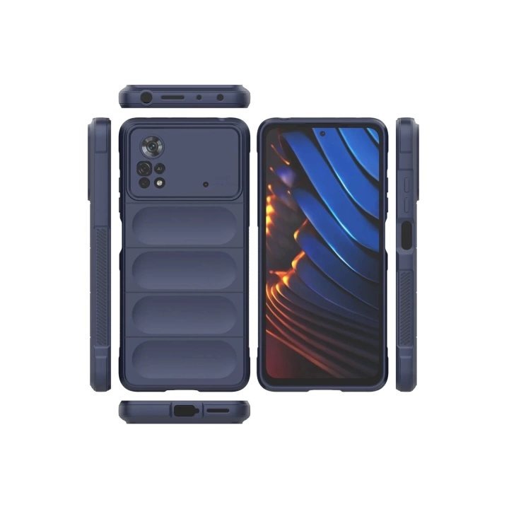 BFS  Xiaomi Poco X4 Pro 5G Kılıf Optimum Silikon - Lacivert