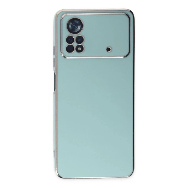 BFS  Xiaomi Poco X4 Pro 5G Kılıf Volet Silikon - Açık Yeşil