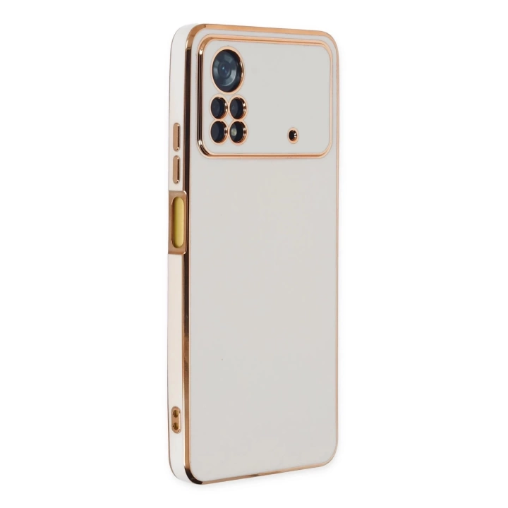 BFS  Xiaomi Poco X4 Pro 5G Kılıf Volet Silikon - Beyaz