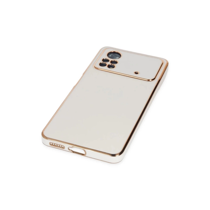 BFS  Xiaomi Poco X4 Pro 5G Kılıf Volet Silikon - Beyaz