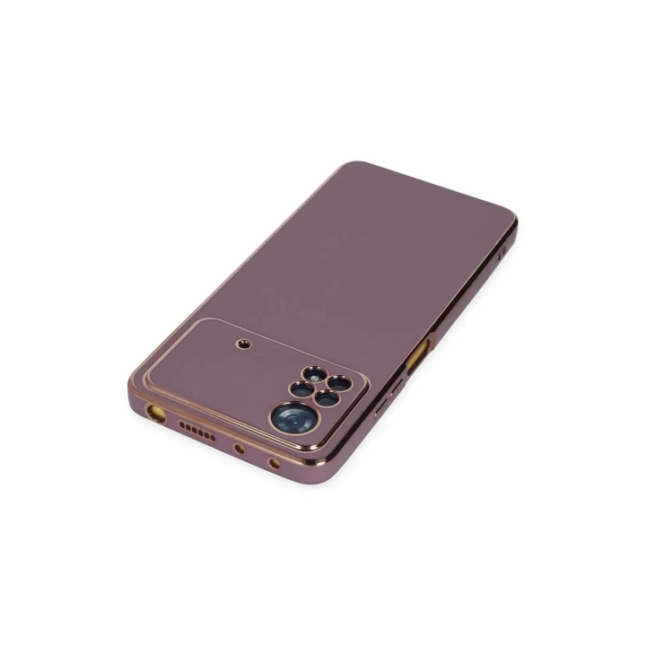 BFS  Xiaomi Poco X4 Pro 5G Kılıf Volet Silikon - Mor