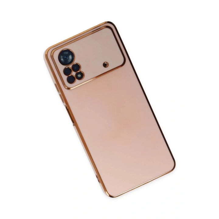 BFS Xiaomi Poco X4 Pro 5G Kılıf Volet Silikon - Pembe