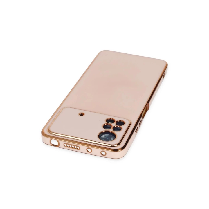 BFS Xiaomi Poco X4 Pro 5G Kılıf Volet Silikon - Pembe