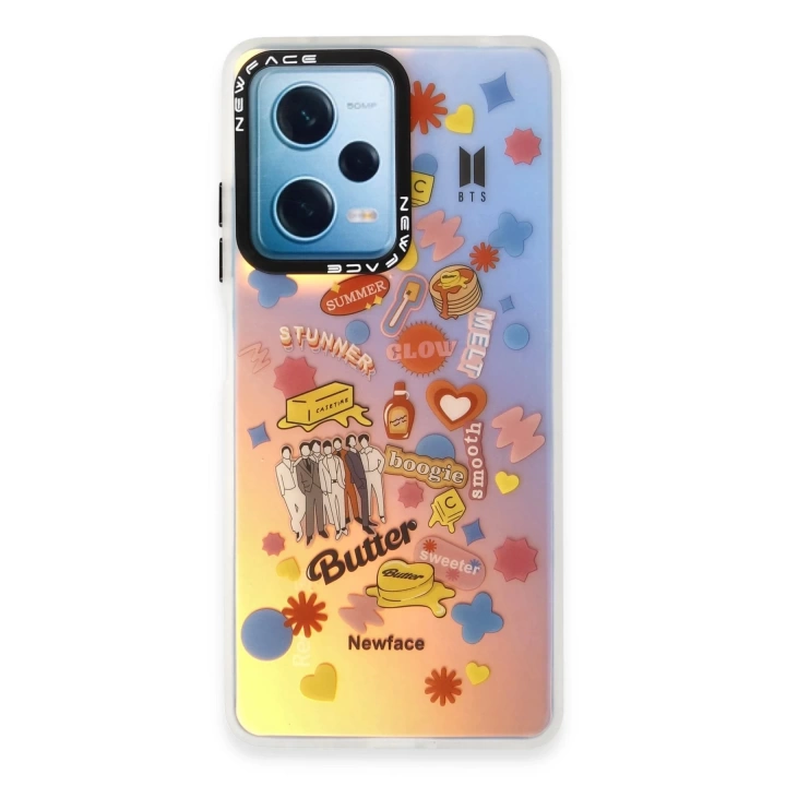 BFS  Xiaomi Poco X5 5G Kılıf Estoril Desenli Kapak - Estoril - 16