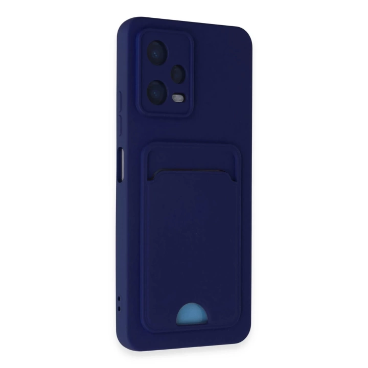 BFS  Xiaomi Poco X5 5G Kılıf Kelvin Kartvizitli Silikon - Lacivert