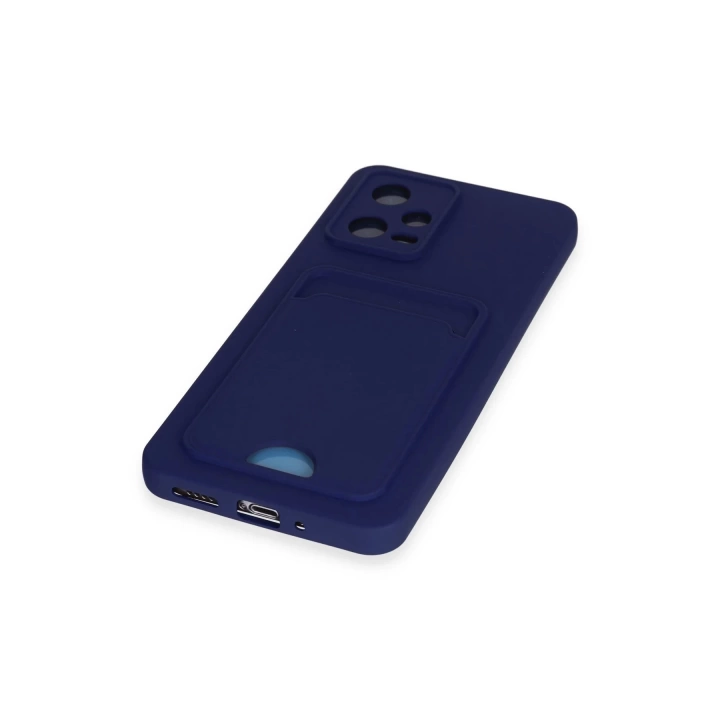 BFS  Xiaomi Poco X5 5G Kılıf Kelvin Kartvizitli Silikon - Lacivert