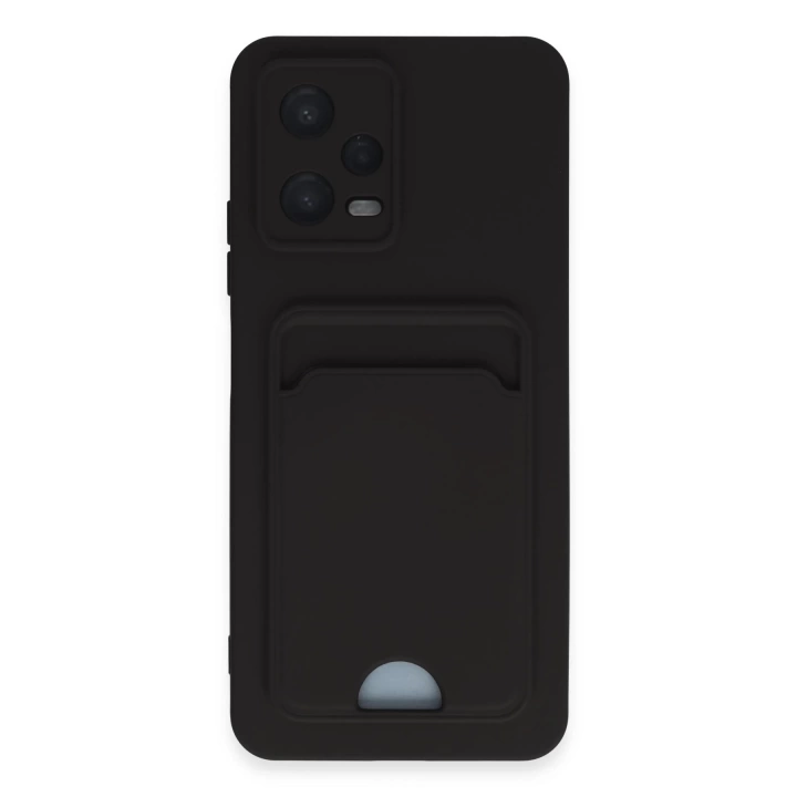 BFS  Xiaomi Poco X5 5G Kılıf Kelvin Kartvizitli Silikon - Siyah