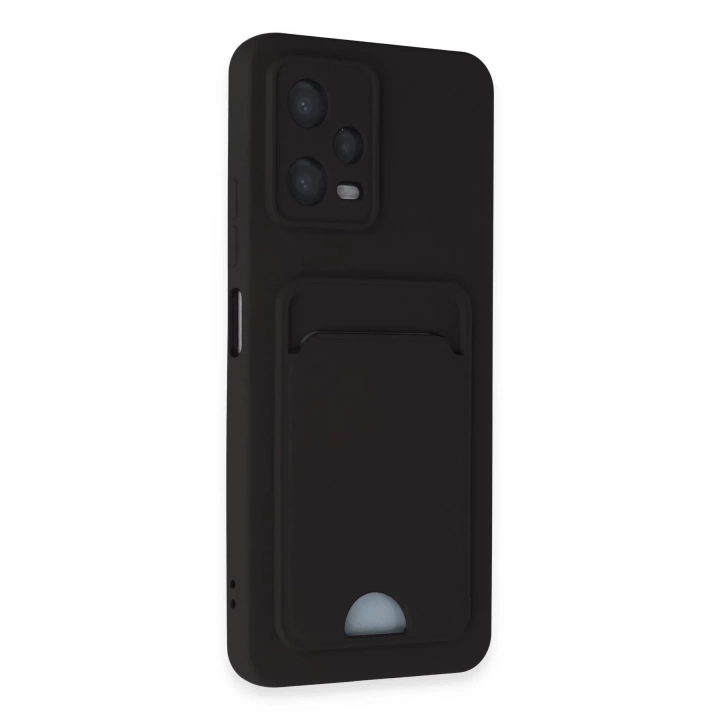 BFS  Xiaomi Poco X5 5G Kılıf Kelvin Kartvizitli Silikon - Siyah