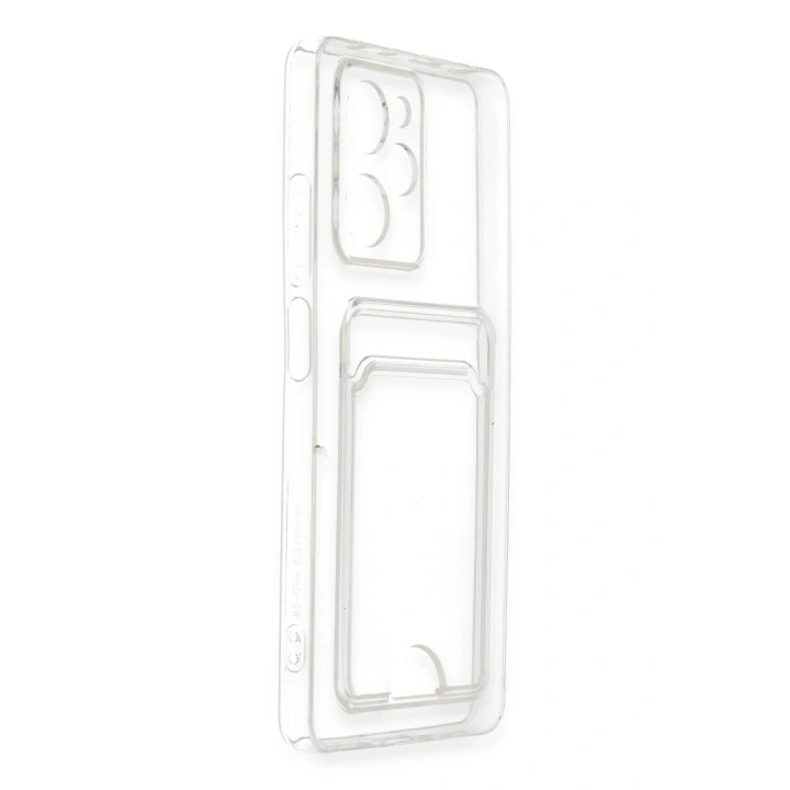 BFS  Xiaomi Poco X5 Pro 5G Kılıf Kart Şeffaf Silikon - Şeffaf